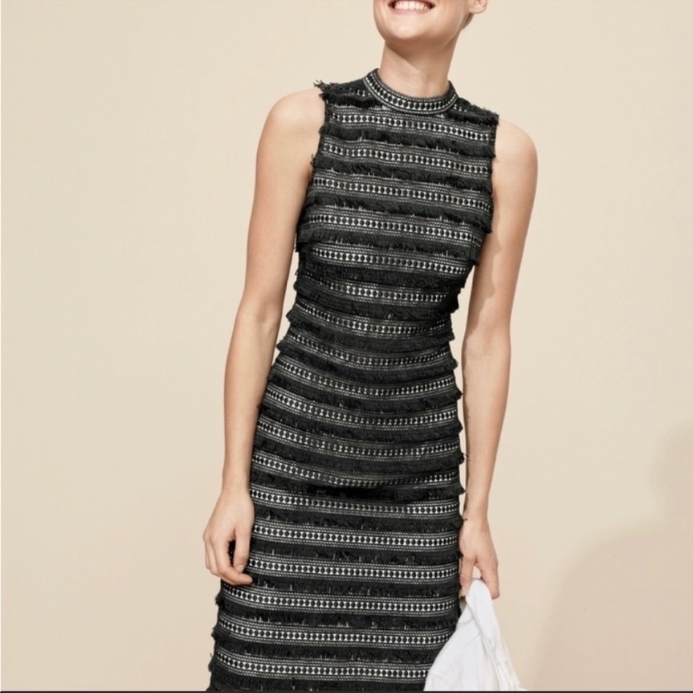 JCrew black mini dress sleeveless, size 0.